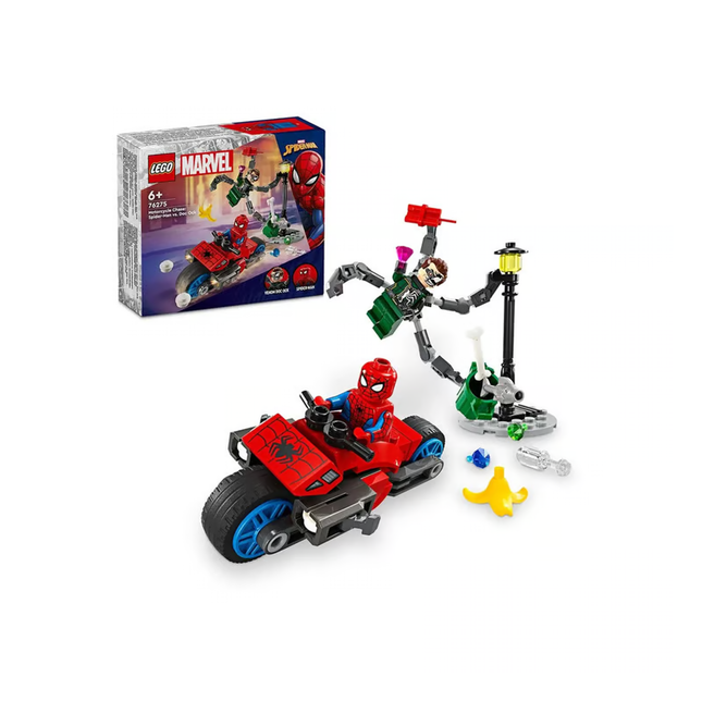 LEGO SUPER HEROES PERSECUCIÓN EN MOTO: SPIDER-MAN VS. DOC OCK