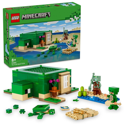 LEGO MINECRAFT LA CASA-TORTUGA DE LA PLAYA