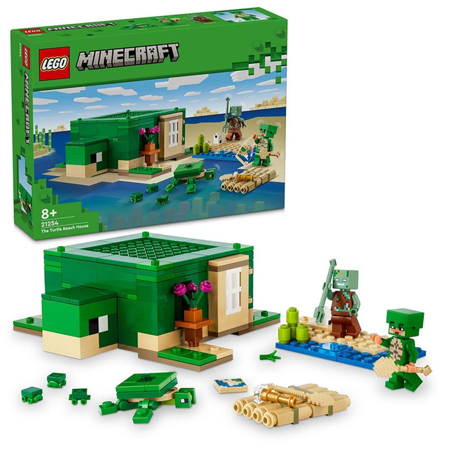 LEGO MINECRAFT LA CASA-TORTUGA DE LA PLAYA