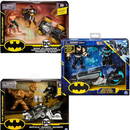 BATMAN VEHICULO CON 2 FIGURAS