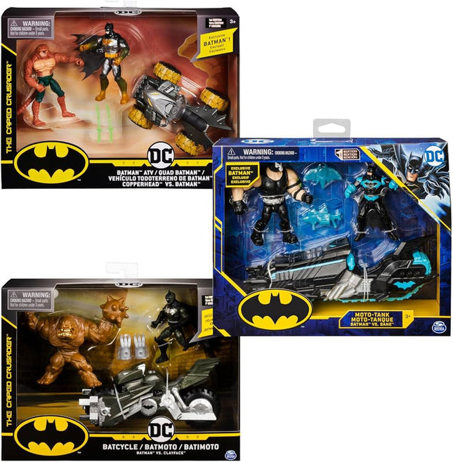 BATMAN VEHICULO CON 2 FIGURAS
