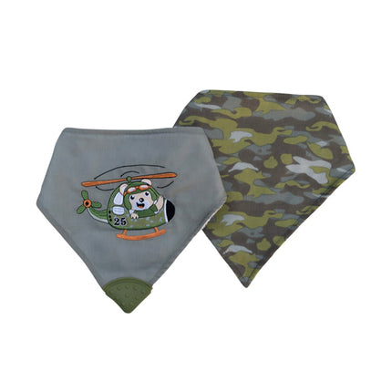 SET DE 2 BABEROS BANDANA G