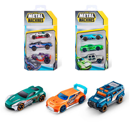 PACK 3 AUTOS METAL MACHINES
