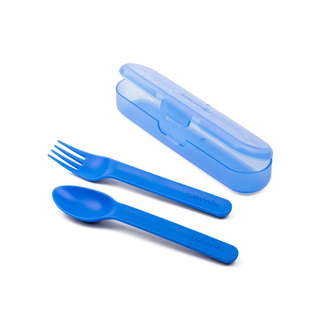 SET DE CUBIERTO AZUL + ESTUCHE