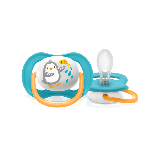NUEVO! Chupete Ultra Air Collection,  Pingüino azul 6-18m, x1 unidad