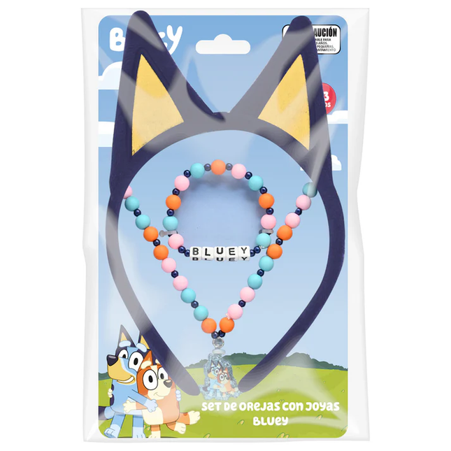 SET DE OREJAS CON JOYAS BLUEY