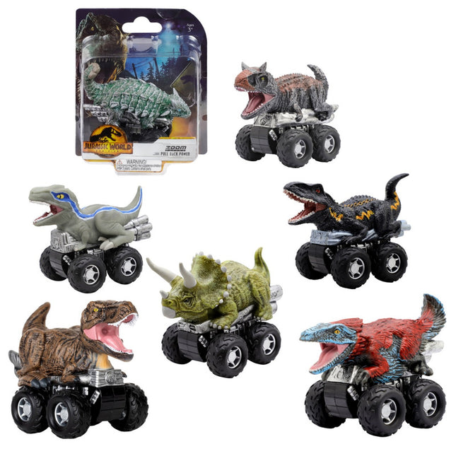 DINOSAURIO VEHICULO PULLBACK JURASSIC WORLD DOMINION