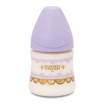 MAMADERA 150 ML PREMIUM SILICONA LILA