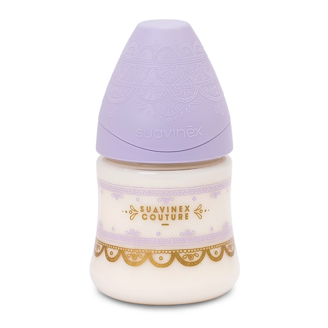 MAMADERA 150 ML PREMIUM SILICONA LILA