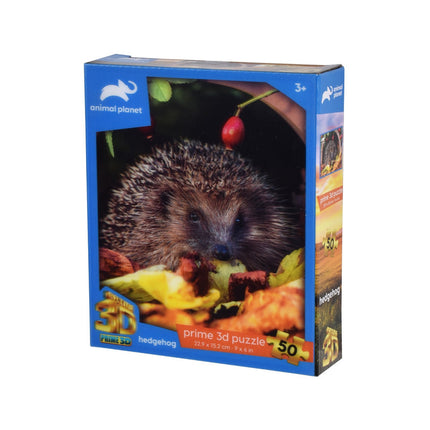 PUZZLE 3D DE 50 PIEZAS ANIMAL PLANET - ERIZO