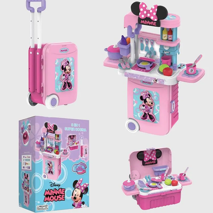 MINNIE SUPER MALETA 3 EN 1 /COCINA