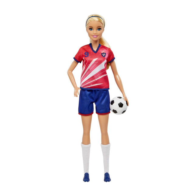 LAT BRB SOCCER DOLL 3 (Barbie Red Shirt) - O/S