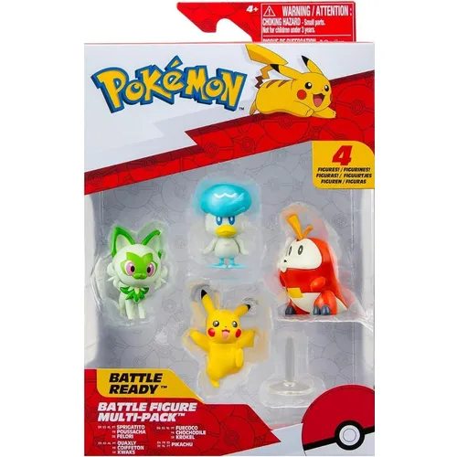 POKEMON  FIGURA MULTIPACK 4 FIG. 6 CM.