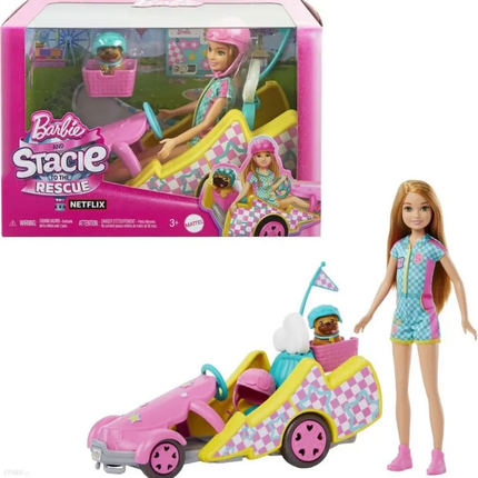 Barbie Veh’culo para Mu–ecas Stacie al Rescate Go-Kart