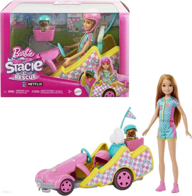 Barbie Veh’culo para Mu–ecas Stacie al Rescate Go-Kart