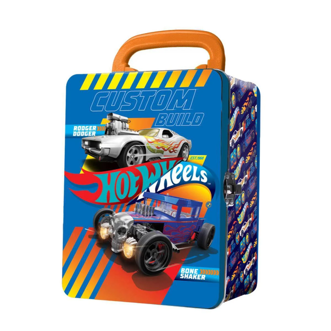 CJA METALICA PORTAUTOS HOTWHEELS DISEÑO B