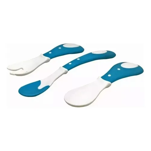 Set de tenedor + 2 cucharas azul