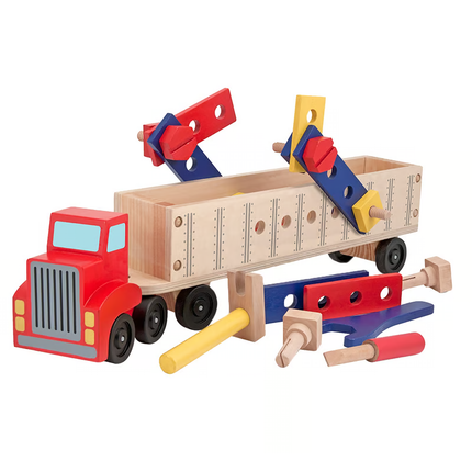 Camión y bloques de construcción