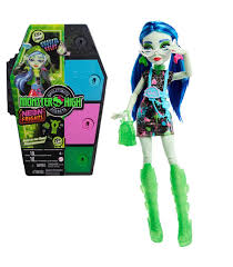 Monster High Skulltimates Secrets Sustos Neón Ghoulia