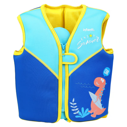 FLOTADOR CHAQUETA DINO AZUL