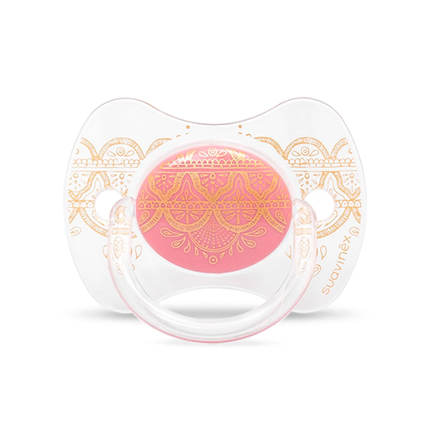 CHUPETE PREMIUM FISIOLOGICO SILICONA  4/18M ROSADO