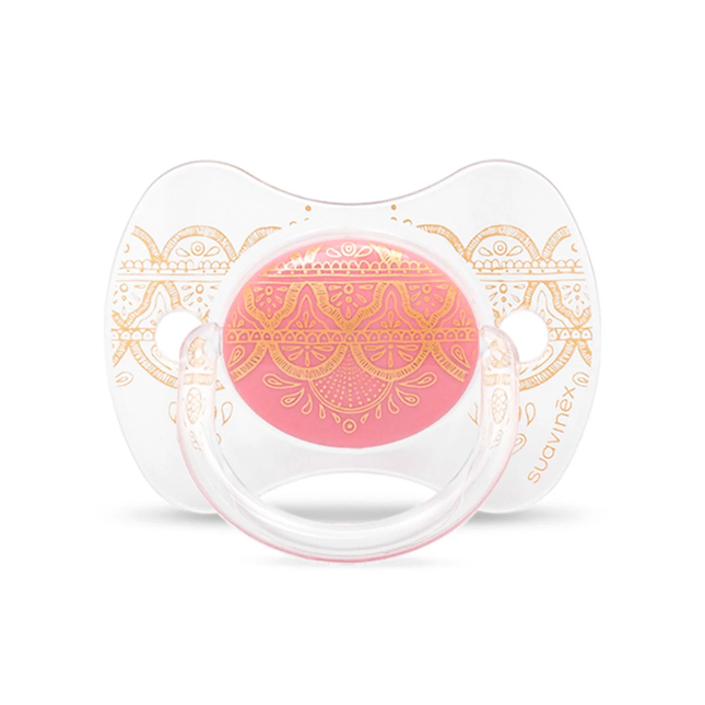 CHUPETE PREMIUM FISIOLOGICO SILICONA  4/18M ROSADO