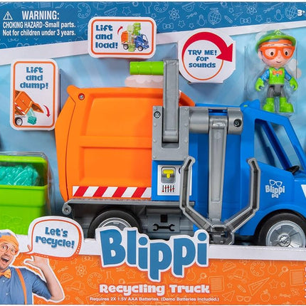 BLIPPI VEHICULOS CAMION DE RECICLAJE
