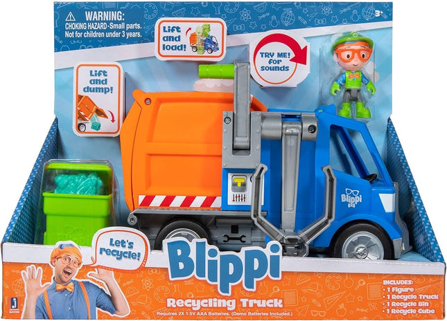 BLIPPI VEHICULOS CAMION DE RECICLAJE