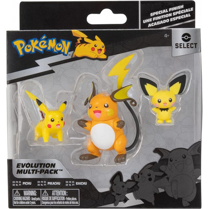 POKÉMON PACK FIGURAS EVOLUCIÓN