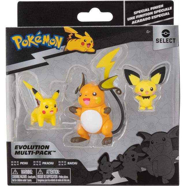 POKÉMON PACK FIGURAS EVOLUCIÓN