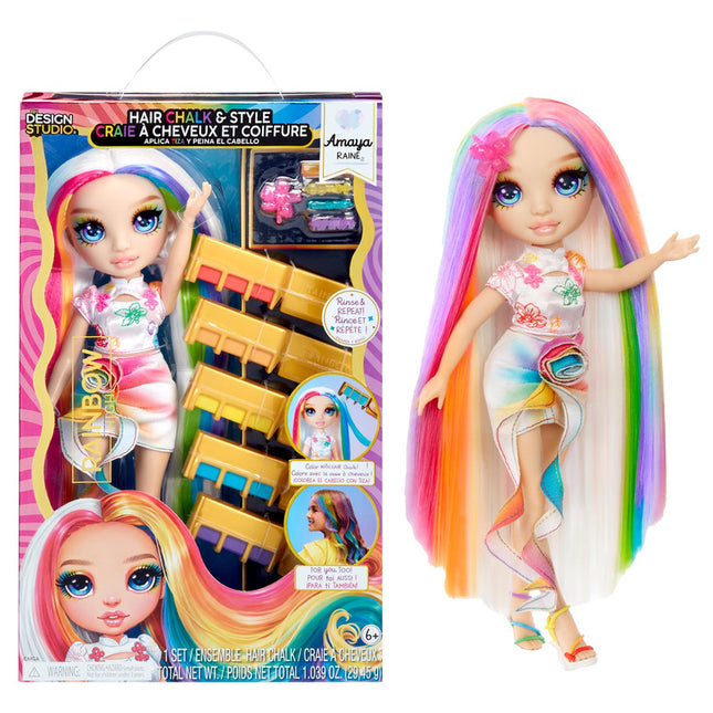 RAINBOW HIGH HAIR CHALK & STYLE DOLL- AMAYA (RAINBOW)