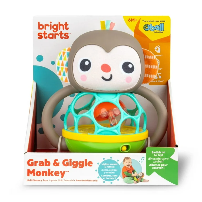 Juguete Multisensorial Grab & Giggle Monkey