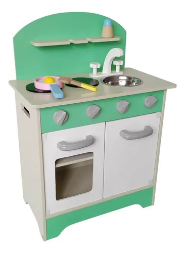 Cocina De Madera Gamepower Verde