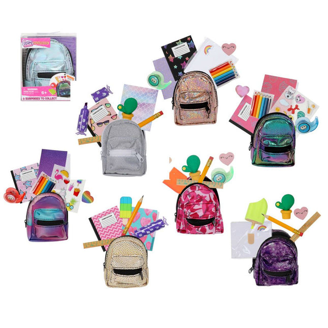 MINI MOCHILA LIQUID CHARMS CON ACCESORIOS REAL LITTLES