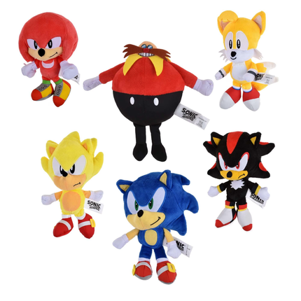 peluche básico sonic de 23 cms. película sonic 3