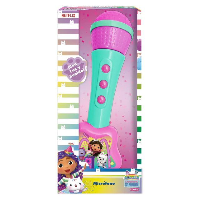 MICROFONO CON LUZ Y SONIDO