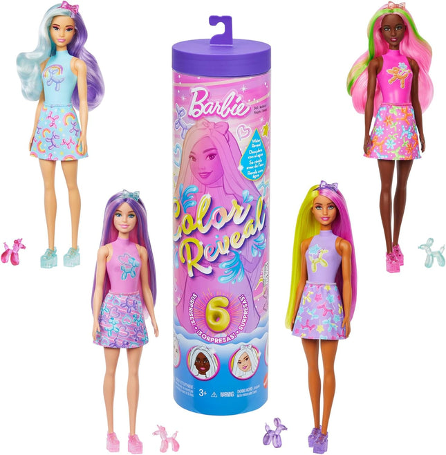 LAT BRB COLOR REVEAL BARBIE BALLOON ANIMAL SERIES CDU
