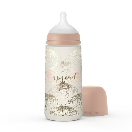 MAMADERA 360 ML TETINA FISIOLOGICA SILICONA SX PRO JOY HEART BG