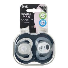 Pack 2 chupetes Airflow 0-6 meses Unisex