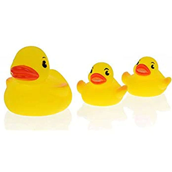 Familia de patos para el baño