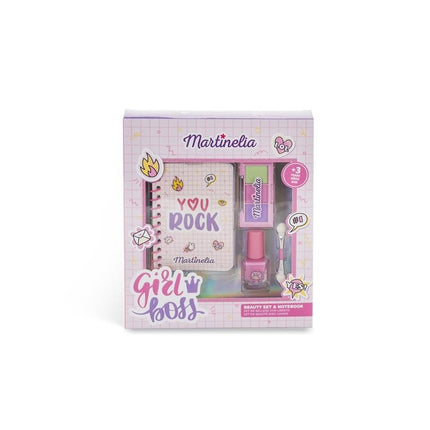 SET DE BELLEZA CON LIBRETA SUPER GIRL MARTINELIA