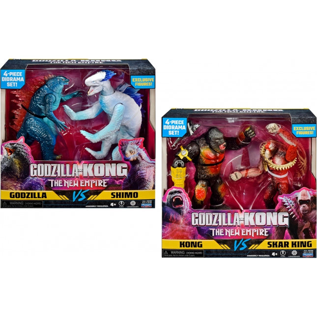 GODZILLA PACK DE 2 FIGURAS 15 CM