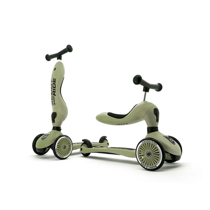 Scoot and Ride Scooter 2 en 1 Highway Kick 1 Olive