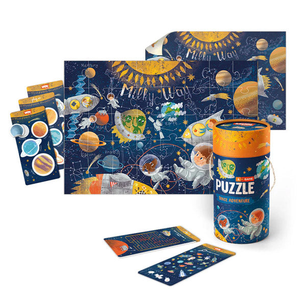 Juego y Puzzle Viaje al Espacio