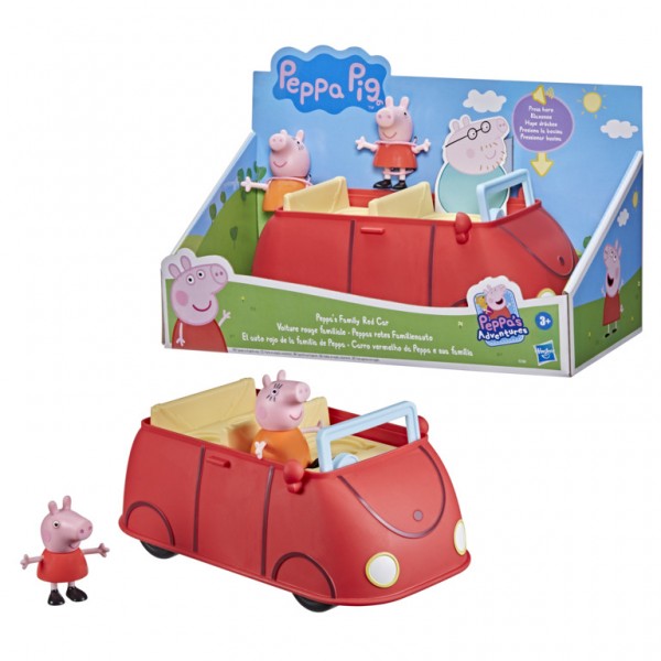 EL AUTO ROJO DE LA FAMILIA DE PEPPA