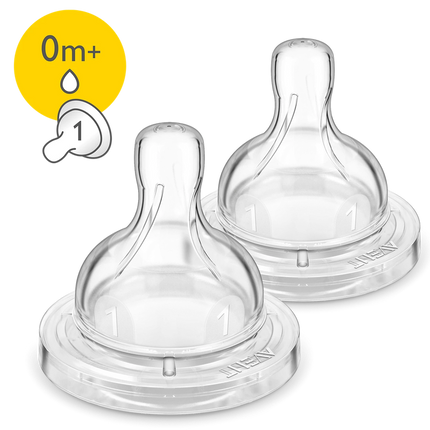 Tetina Anti-colic Flujo muy lento 2UN