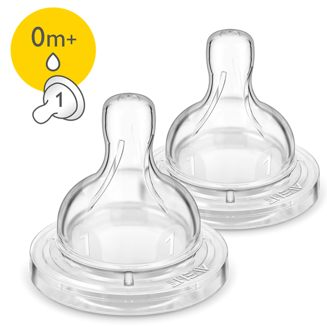Tetina Anti-colic Flujo muy lento 2UN