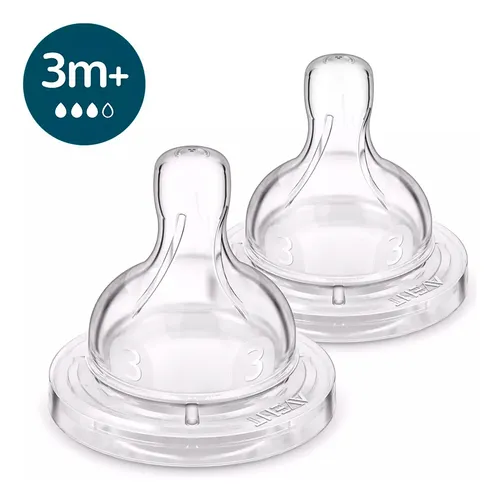 Tetina Anticolic, flujo medio, 3m+, 2un