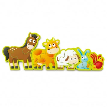 Animales de granja y numeros