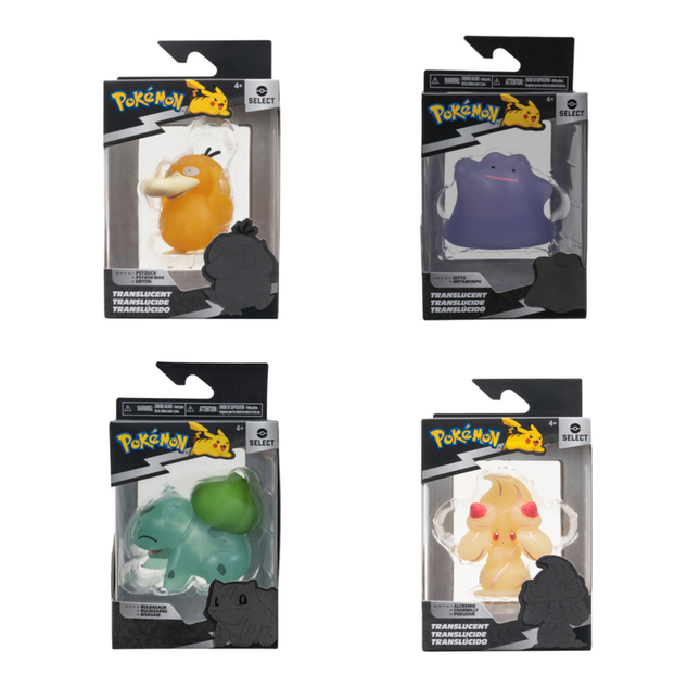 POKEMON FIG BATALLA TRANSLUCIDA 8CM